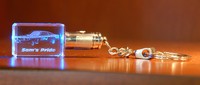 Crystal Awards, Like Crystal Print Keychains, are One Way to Recognize Employees