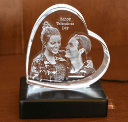 2D Heart Paperweight
