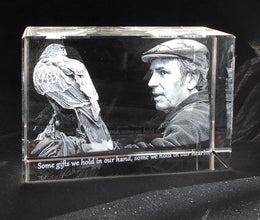 3D Photo Crystal Block