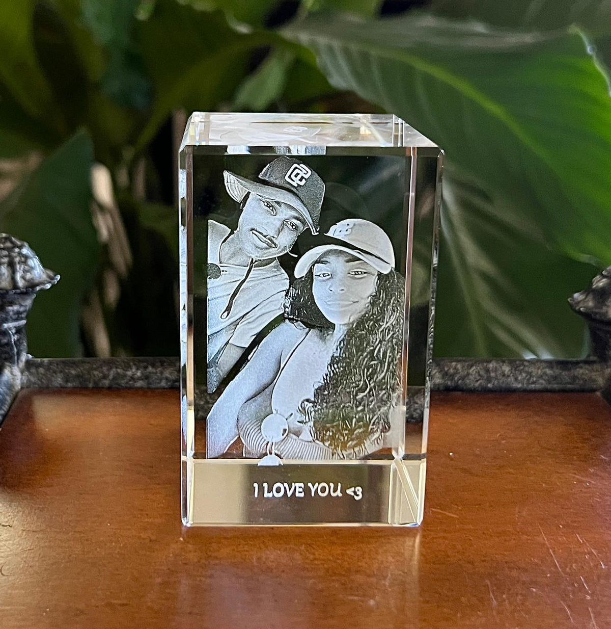 3D Photo Crystal Block
