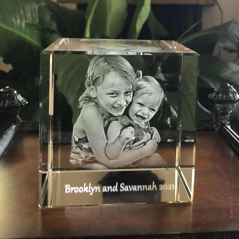 3D Photo Crystal Cube
