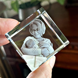 3D Diamond Photo Crystal