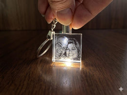 Square Keychain Light