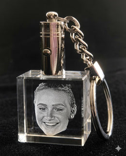 Square Keychain Light