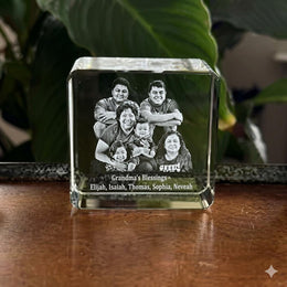 Square 2D Paperweight Large