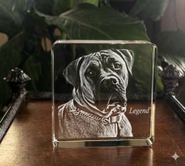 Square 2D Paperweight Large