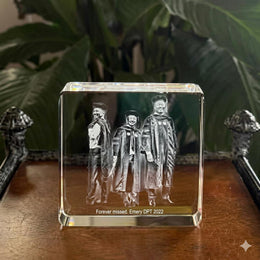 Square 2D Paperweight Large