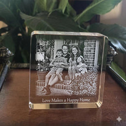 Square 2D Paperweight Large