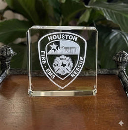 Square 2D Paperweight Large
