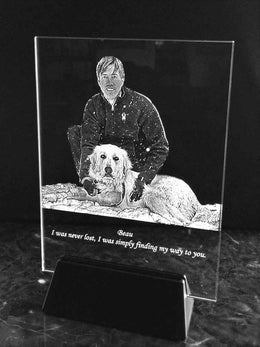 Economy Crystal Plaques