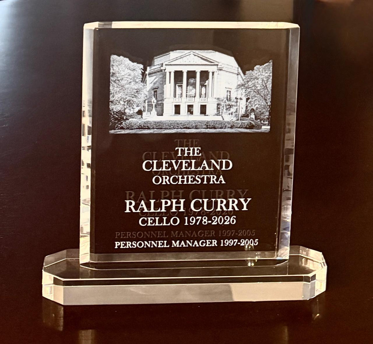 Presentation Plaque