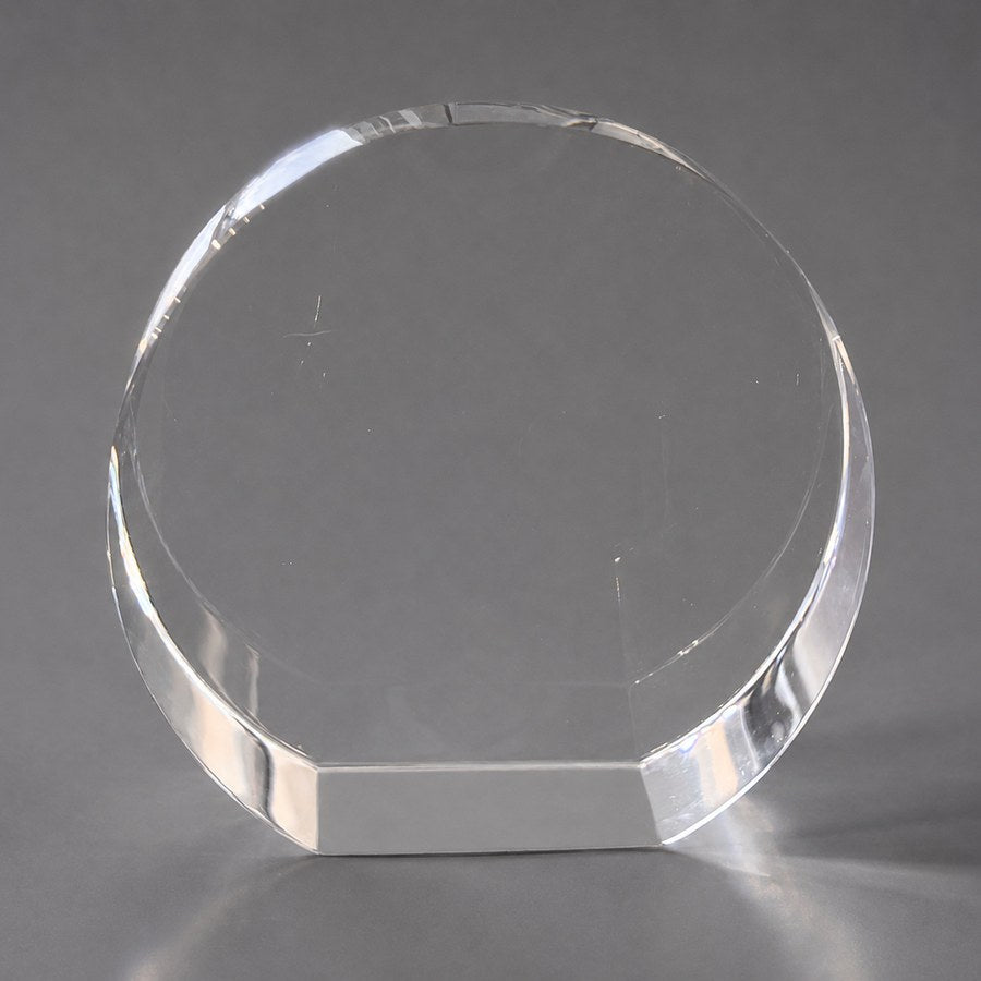 Photo Crystal Circle Award blank crystal