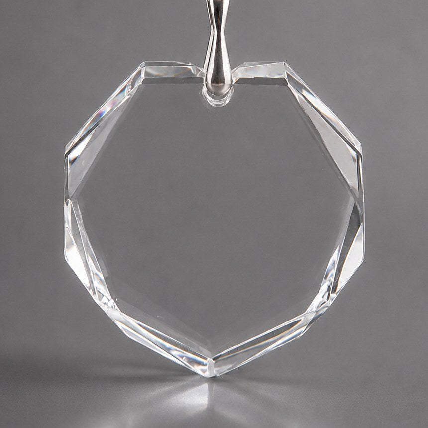 Heart Pendant blank crystal