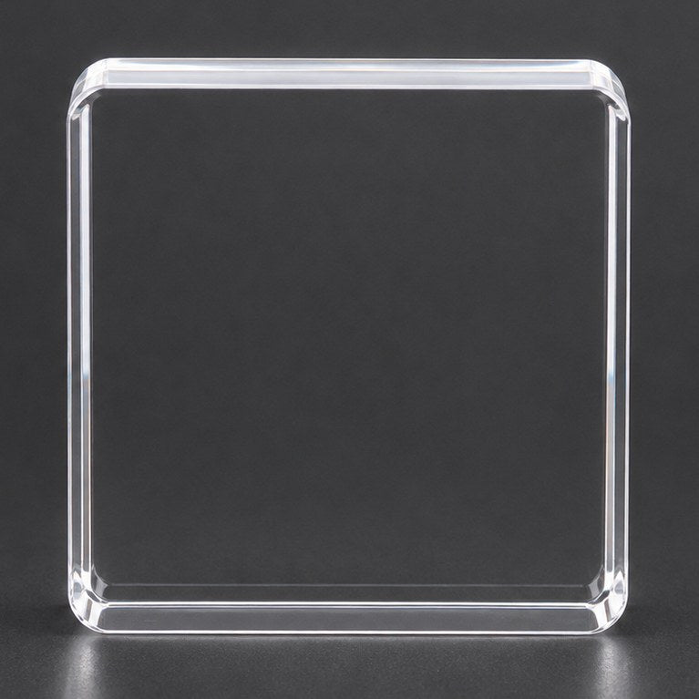 Square 2D Paperweight Large blank crystal