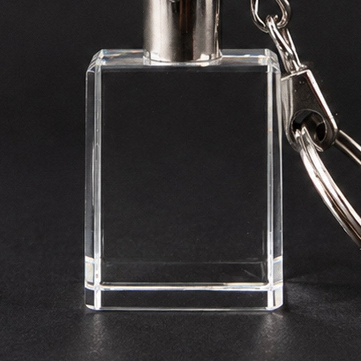 Rectangular Keychain Light blank crystal