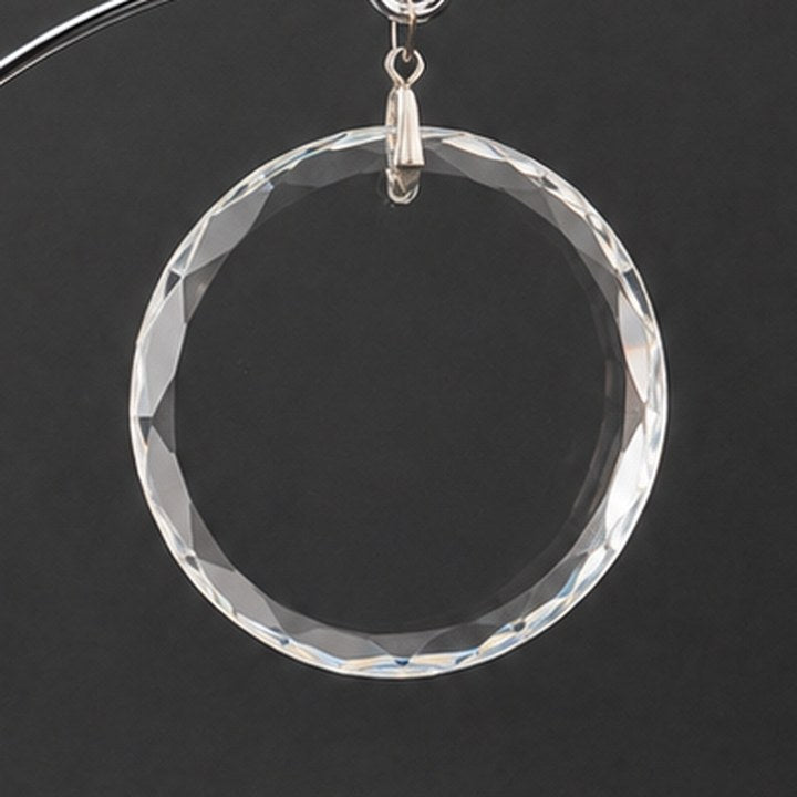 Photo Crystal Round Ornament blank crystal